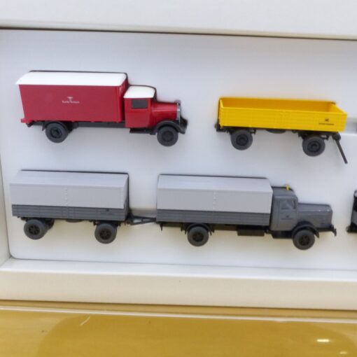 Wiking 1:87 Postreklame Post-Museums-Shop 1992 4er-Set in OVP EX6659 – Bild 3