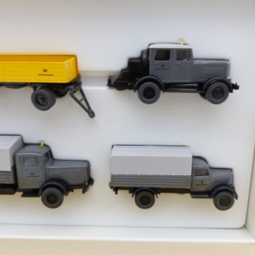 Wiking 1:87 Postreklame Post-Museums-Shop 1992 4er-Set in OVP EX6659 – Bild 4