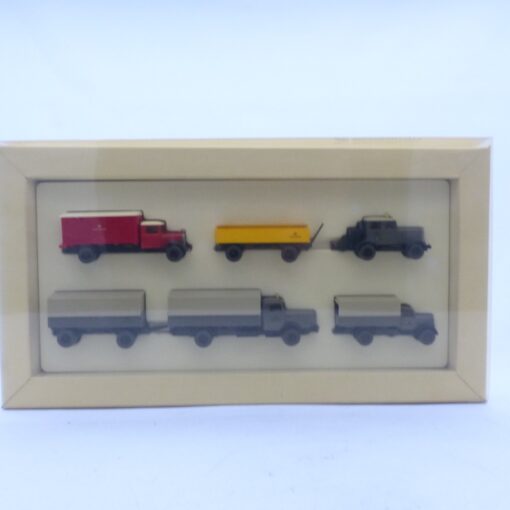 Wiking 1:87 Postreklame Post-Museums-Shop 1992 4er-Set in OVP EX6659