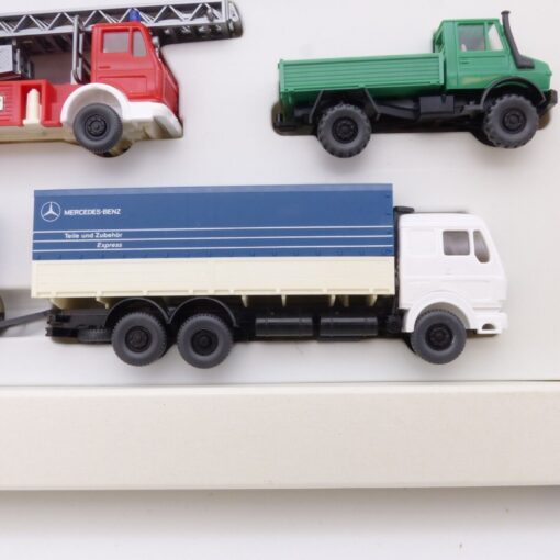Wiking 1:87 Werbe-Set mit 6 Mercedes Benz Fahrzeugen in OVP EX4124 – Bild 6