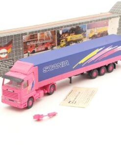 Wiking 1:87 Werbemodell Scania Pritschen Sattelzug in EVP RA7305