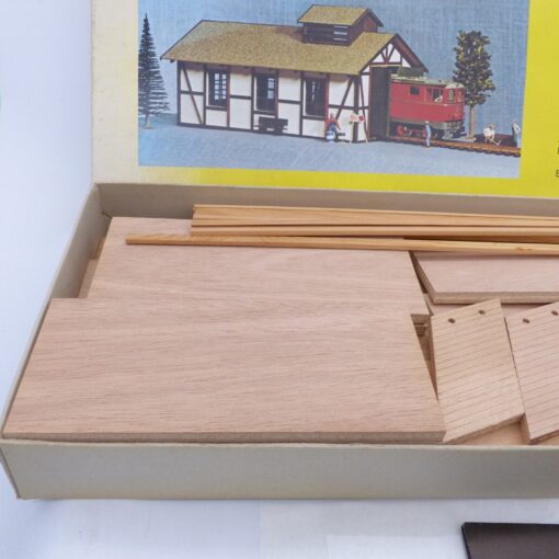 hmb Holzmodellbausatz M 1:22 No. 901 Lokschuppen absolute Rarität in OVP EX6271 – Bild 4