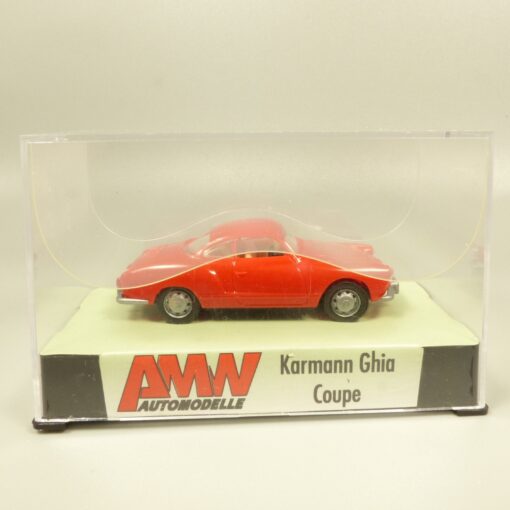 AMW / AWM 1:87 0190 PG22 VW Karmann Ghia Coupé rot in OVP EX7468 – Bild 3