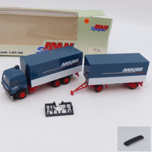 AMW / AWM 1:87 Nr.: 70145 Mercedes Benz SK Hängerzug Meyer, in OVP EB1364
