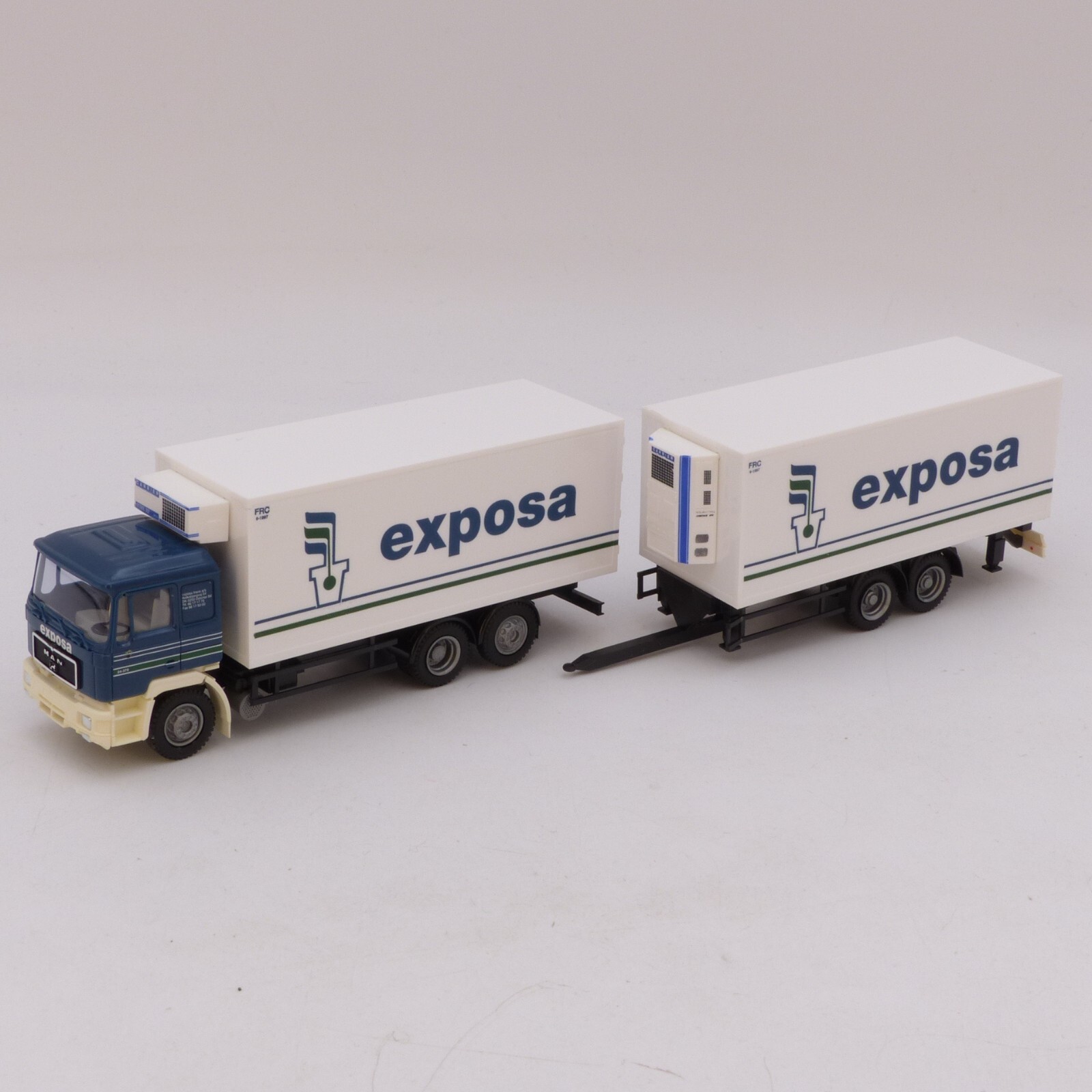 AMW / AWM 1:87 Nr.: 70275_A MAN F90 Hängerzug exposa, siehe Bilder o. EX214