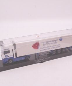 AWM 1:87 MAN GE Equipment Services Tip Trailer neuwertig in PC Box RT9096