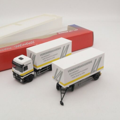 AWM 1:87 Mercedes Benz Hängerzug Verkehrsakademie limitiert in OVP RI4552