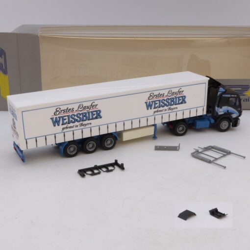 AWM / AMW 1:87 Mercedes Benz SK Sattelzug Erstes Laufer Weissbier, in EVP EB7674 – Bild 3