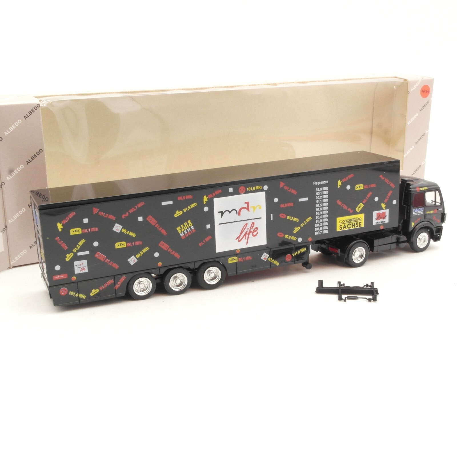 Albedo 1:87 200306 MB SK Sattelzug mdr life in OVP RA8410 – Bild 3