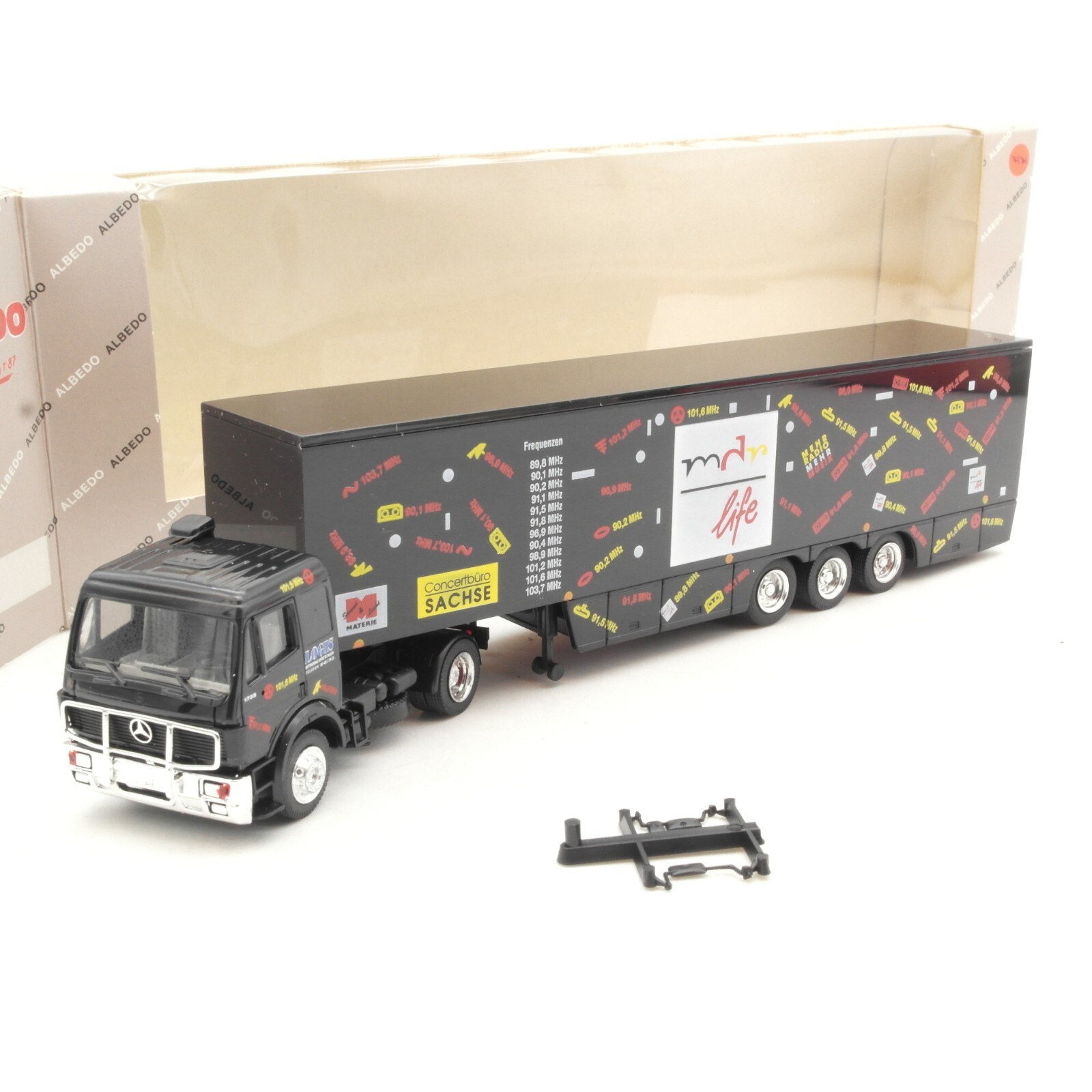Albedo 1:87 200306 MB SK Sattelzug mdr life in OVP RA8410