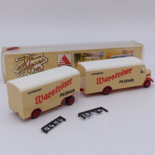 Albedo 1:87 MAN 750 Hängerzug Warsteiner Pilsener in OVP EX3070 – Bild 3