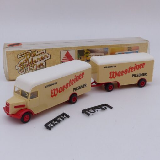 Albedo 1:87 MAN 750 Hängerzug Warsteiner Pilsener in OVP EX3070