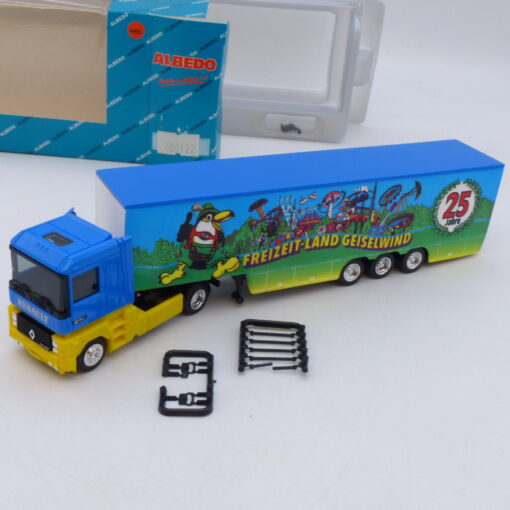 Albedo 1:87 Nr.: 700122 Renault AE Sattelzug 25 Jahre Geiselwind, in OVP EB2241