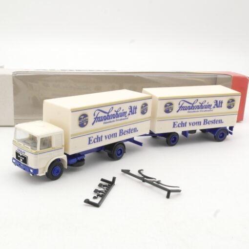 Albedo 1:87 Werbemodell MAN Hängerzug Frankenheim Alt in OVP RR605
