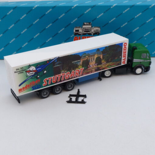 Albedo / Herpa 1:87 SoMo: MB SK Sattelzug Modellbau Stuttgart 94, in OVP EB2251 – Bild 3