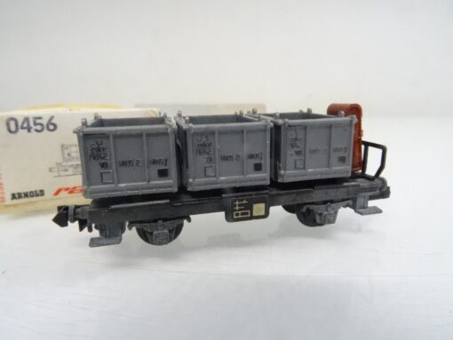 Arnold N 0456 Behältertragwagen Von Haus zu Haus der DB in OVP QR5206 – Bild 3
