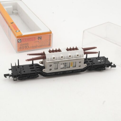 Arnold N 4910 Tiefladewagen mit Trafo der DB in OVP RR265 – Bild 3