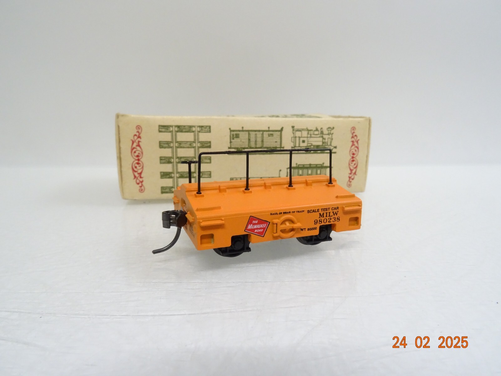 Bachmann H0 US Scale Test Wagen Milw 180238 in EVP LE8911