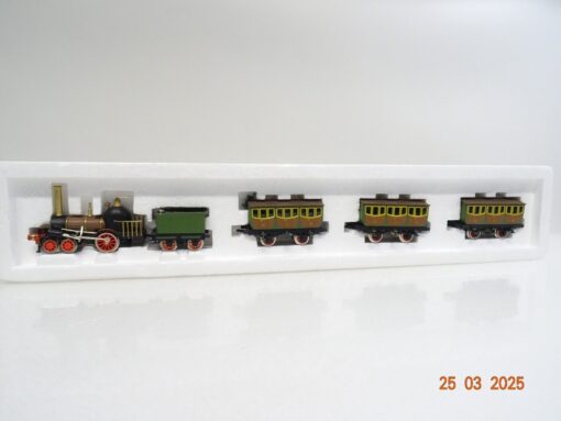 Bachmann H0 Zugset 4tlg. Prussia Dampflok 4-2-0 mit 3 Wagen in OVP LE9681 – Bild 3