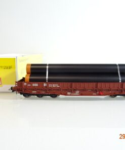 Brawa H0 47002 Flachwagen mit Ladung der DB neuwertig in OVP PR2335