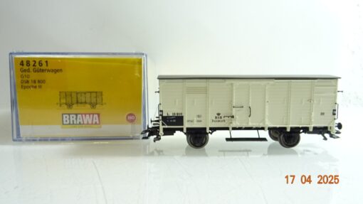 Brawa H0 48261 gedeckter Güterwagen G10 der DB in OVP PR7168
