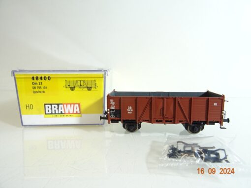 Brawa H0 48400 offener Güterwagen der DB neuwertig in OVP PR2741 – Bild 3