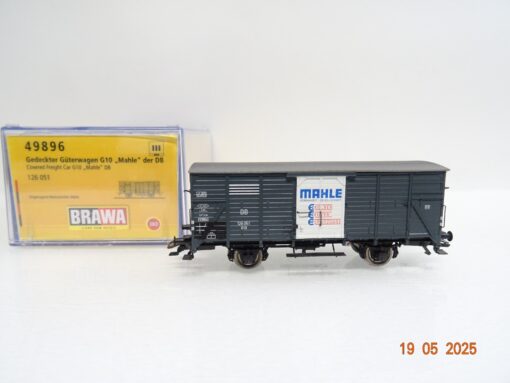 Brawa H0 49896 gedeckter Güterwagen Mahle der DB in OVP PR7771