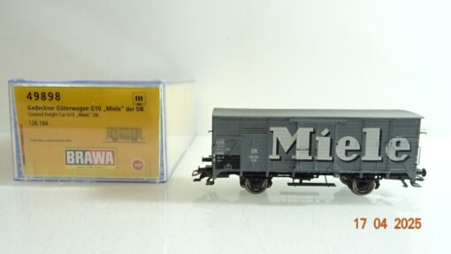 Brawa H0 49898 gedeckter Güterwagen Miele der DB in OVP PR7180