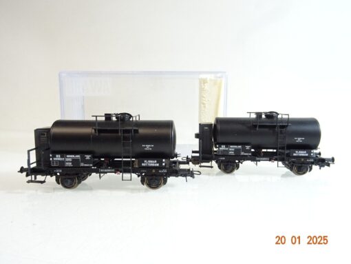 Brawa H0 Kesselwagen Vlismar Rotterdam 2 tlg. der NS in EVP PR5400 – Bild 3