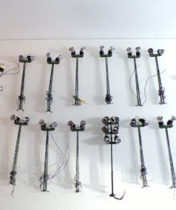 Brawa H0 Lampen Flutlichtmasten 19 tlg. aus Anlagenrückbau siehe Foto PK2189 o.