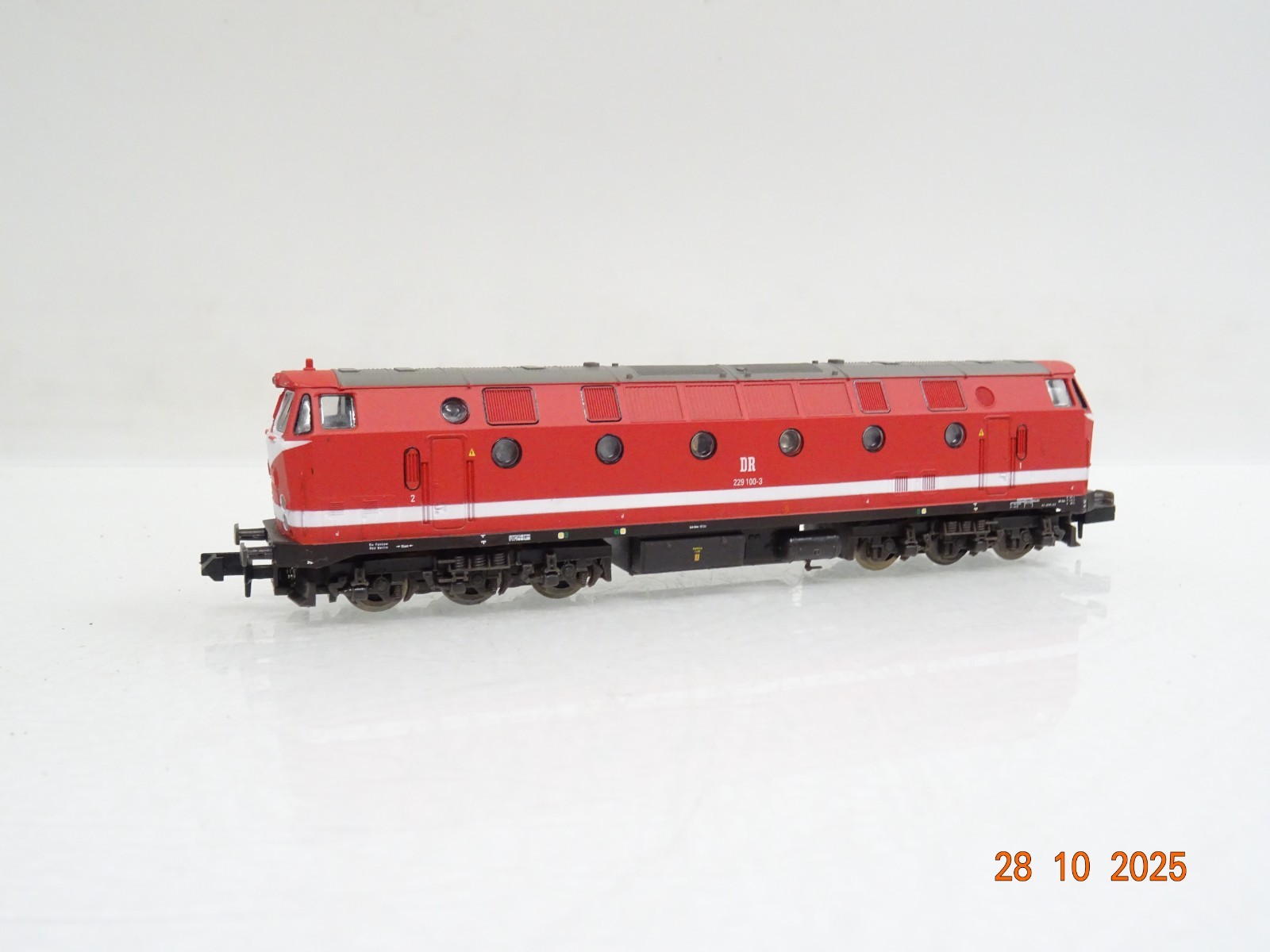 Brawa N 1402 Diesellok BR 229 100-3 der DR JL3954 o. – Bild 3