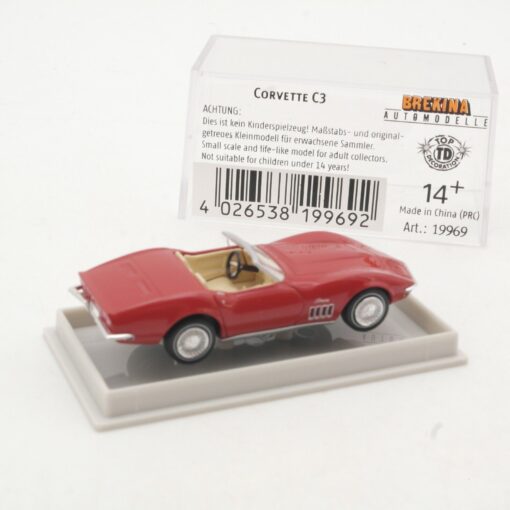 Brekina 1:87 19969 Corvette C3 neuwertig in OVP QR9586 – Bild 3