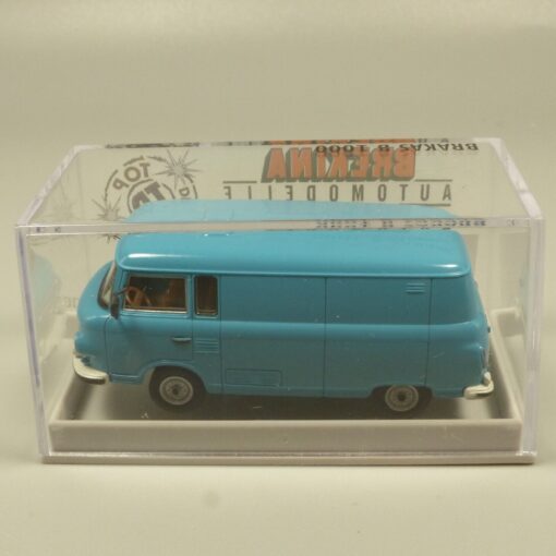 Brekina 1:87 30100 Barkas B 1000 Kastenwagen hellblau in OVP EX5373 – Bild 4