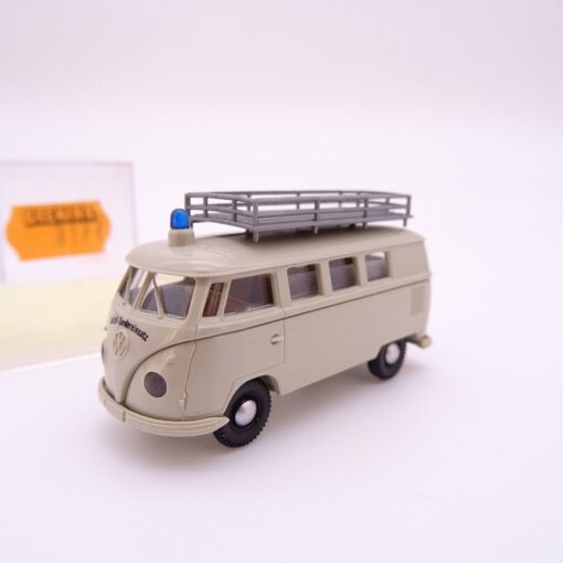 Brekina 1:87 3177 VW T1b Kombi Unfall Sondereinsatz in OVP QR3453