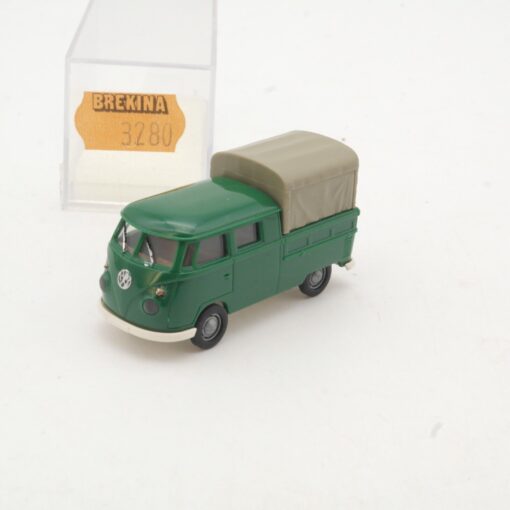 Brekina 1:87 3280 VW T1 Doka Pritsche Plane in OVP QR9603