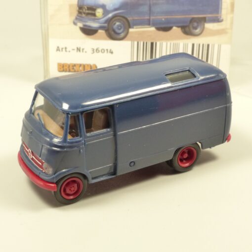 Brekina 1:87 36014 MB  L 319 Kastenwagen dunkelblau neutral in OVP EX7256