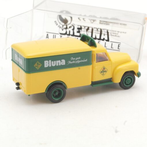 Brekina 1:87 37090 Hanomag L 28 Kasten Bluna in OVP QR3107 – Bild 3