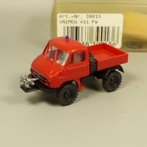 Brekina 1:87 39013 MB Unimog U411 Feuerwehr in OVP EX7253