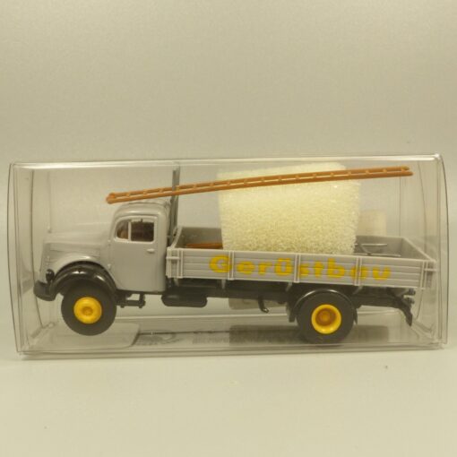 Brekina 1:87 40009 Mercedes L311 Pritschen-LKW Gerüstbau in OVP EX7217 – Bild 4