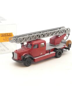 Brekina 1:87 40301 Mercedes 3500 Feuerwehr Drehleiter LF 25 in OVP RG47