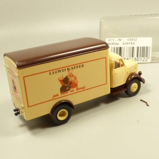 Brekina 1:87 43012 Borgward Koffer-LKW Lloyd Kaffee in OVP EX7222 – Bild 3