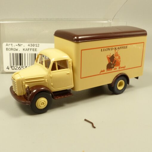 Brekina 1:87 43012 Borgward Koffer-LKW Lloyd Kaffee in OVP EX7222