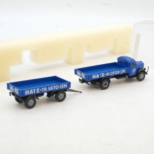 Brekina 1:87 4330 Borgward B4500 Hängerzug Hatz Motoren in OVP RG1081 – Bild 3