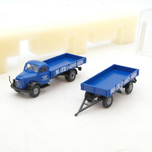 Brekina 1:87 4330 Borgward B4500 Hängerzug Hatz Motoren in OVP RG1081