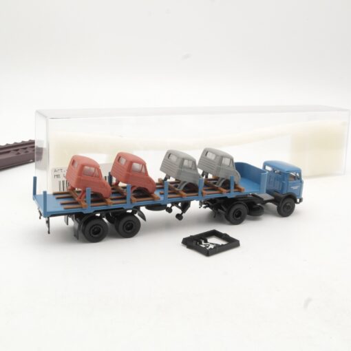 Brekina 1:87 485849 MB LPS338 Rungen-Sattelzug mit Ladung in OVP RR830 – Bild 3