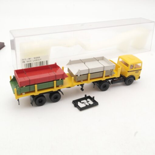 Brekina 1:87 81008 MB 1620 Sattelzug mit Ladegut in OVP RR831 – Bild 3