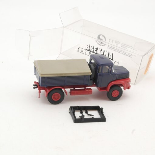 Brekina 1:87 84005 Krupp Kurzpritsche mit Plane in OVP RR2761 – Bild 3