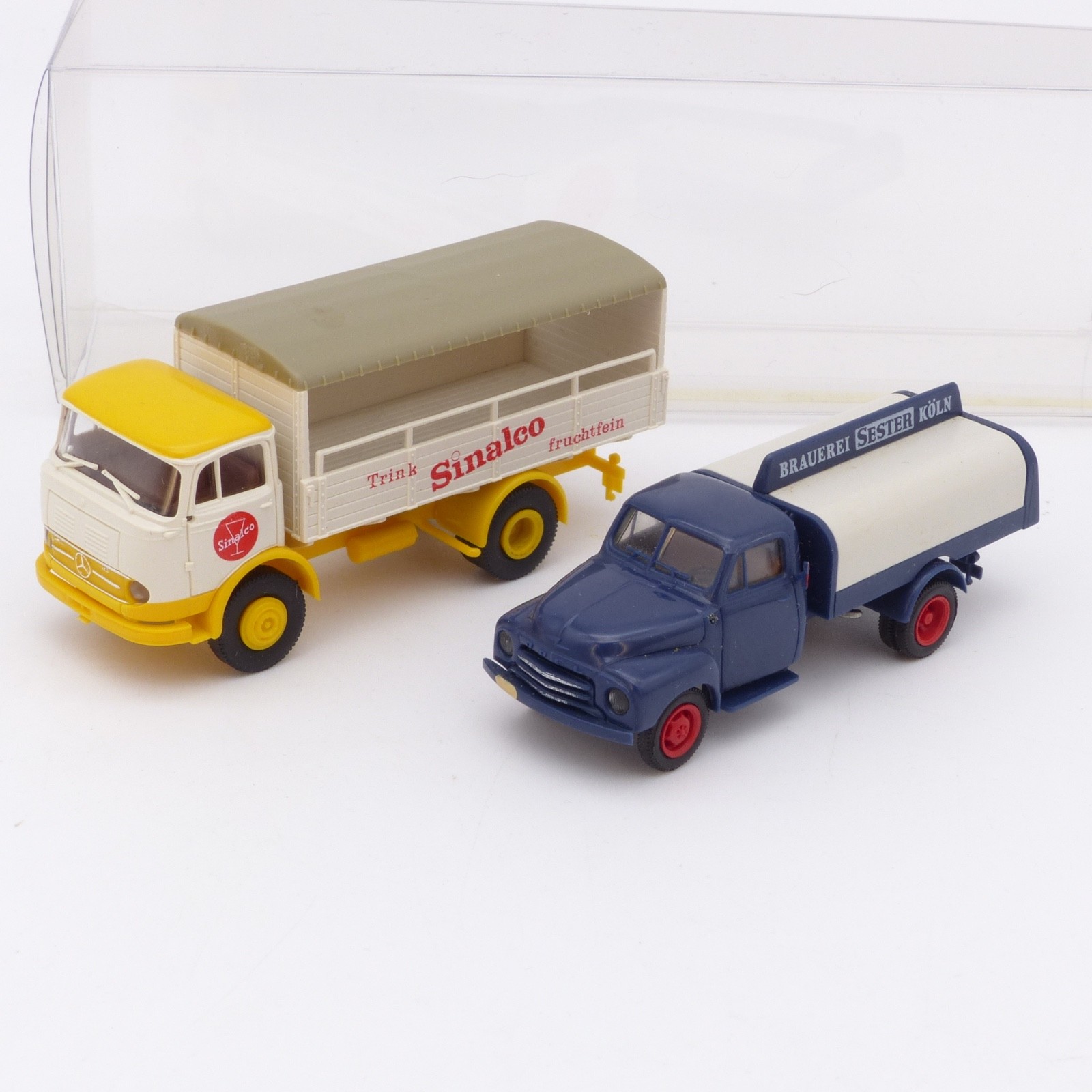 Brekina 1:87 Doppelpack Getränke Kleinlaster Sinalco / Sester in EVP EX8399