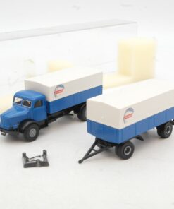 Brekina 1:87 Krupp Hängerzug Ackermann Frühauf in OVP RG1076