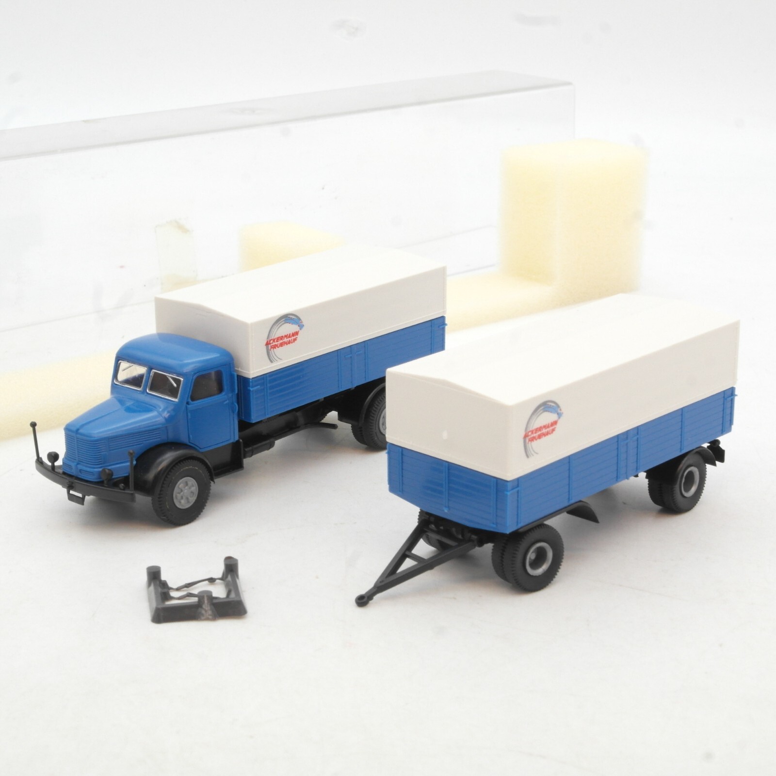 Brekina 1:87 Krupp Hängerzug Ackermann Frühauf in OVP RG1076